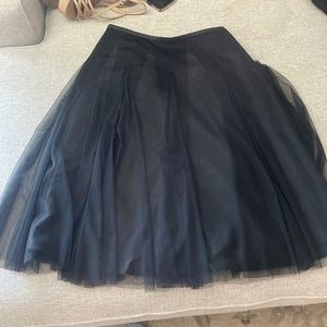 Black long skirt